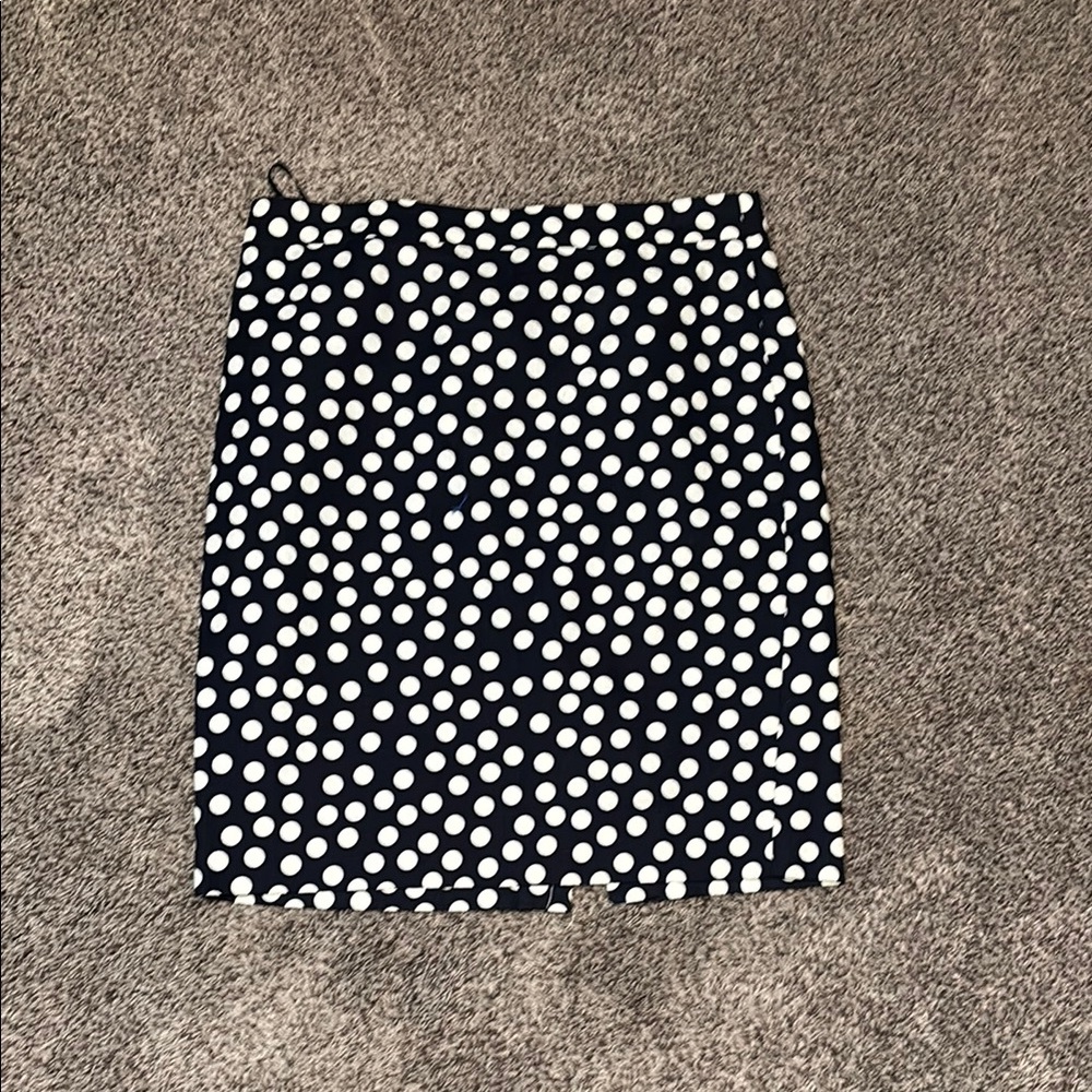 Polka Dot Black and White Skirt
